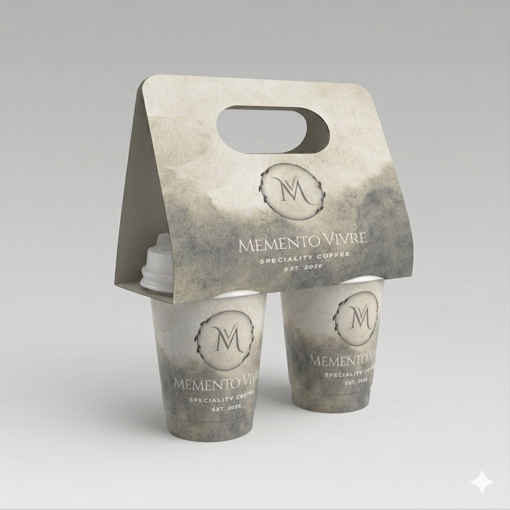 Speciality coffee cup carrier