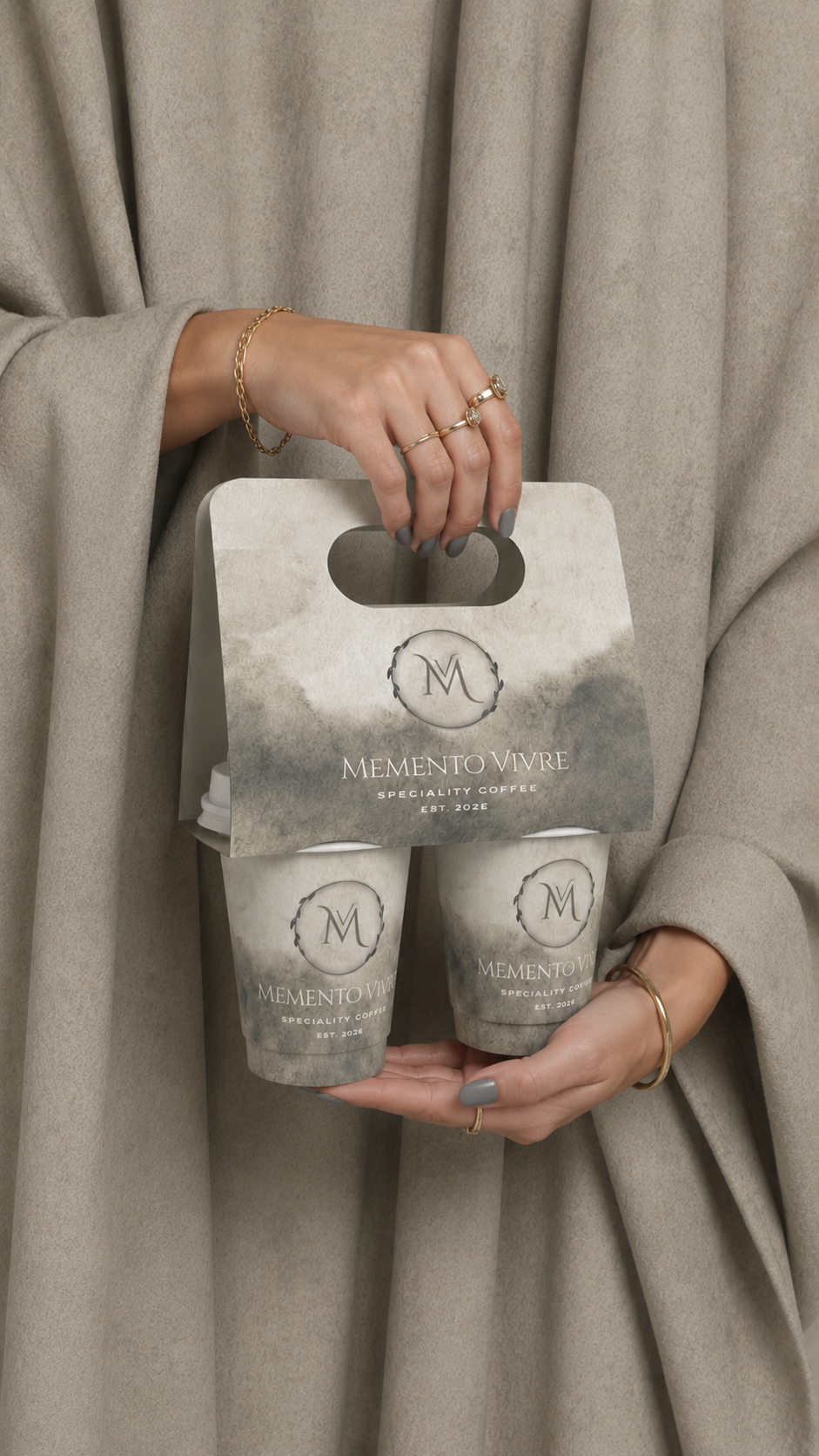 Memento Vivre — speciality coffee cup carrier